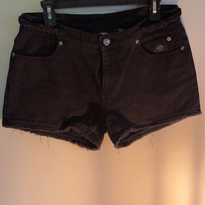 Harley Davidson Black Shorts Size 8
